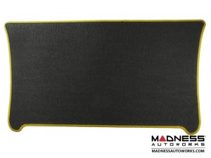 smart fortwo Cargo Area Mat - 453 model - Carpet w/ Yellow Binding 